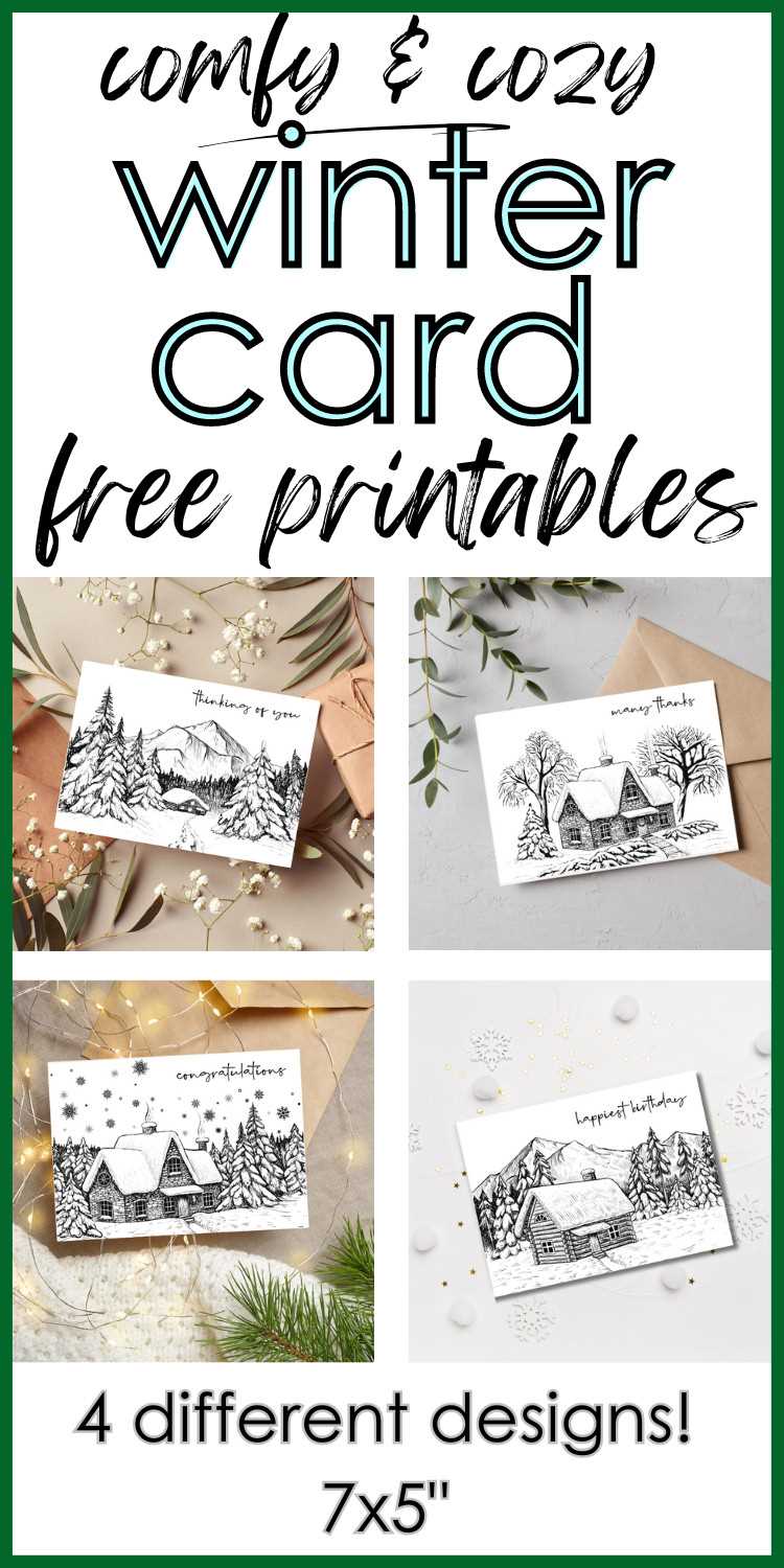 free printable holiday greeting cards