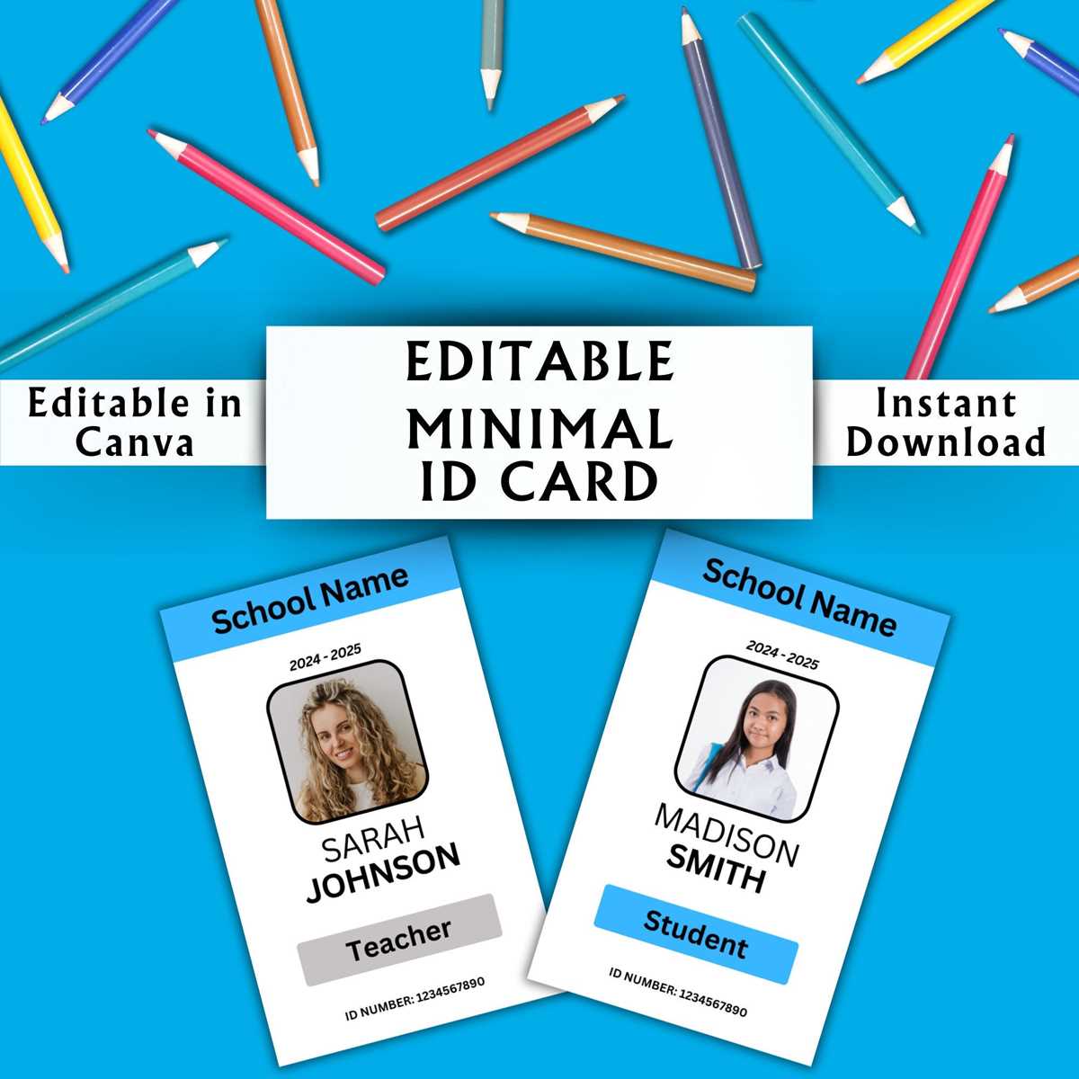 free printable homeschool id cards