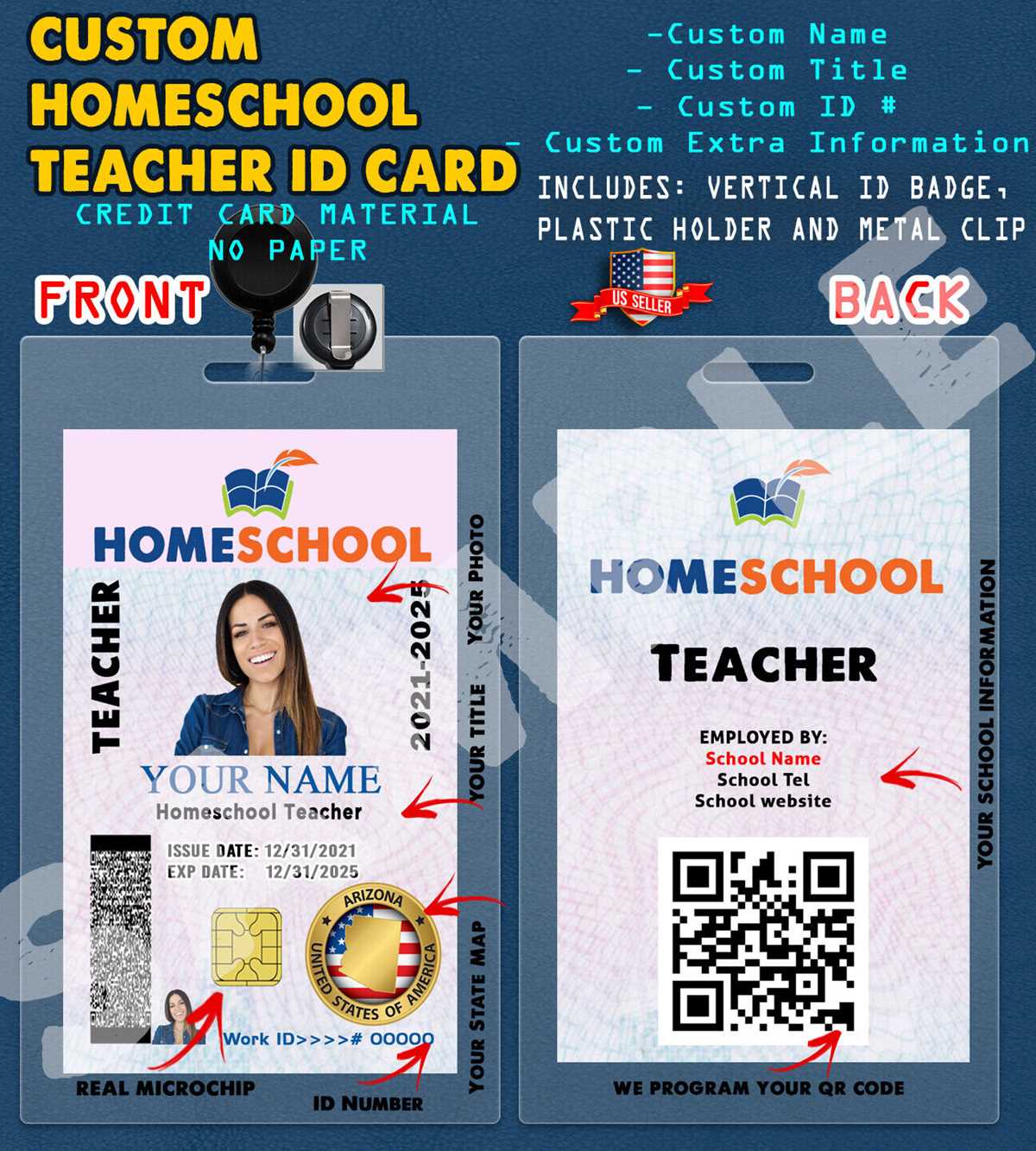free printable homeschool id cards
