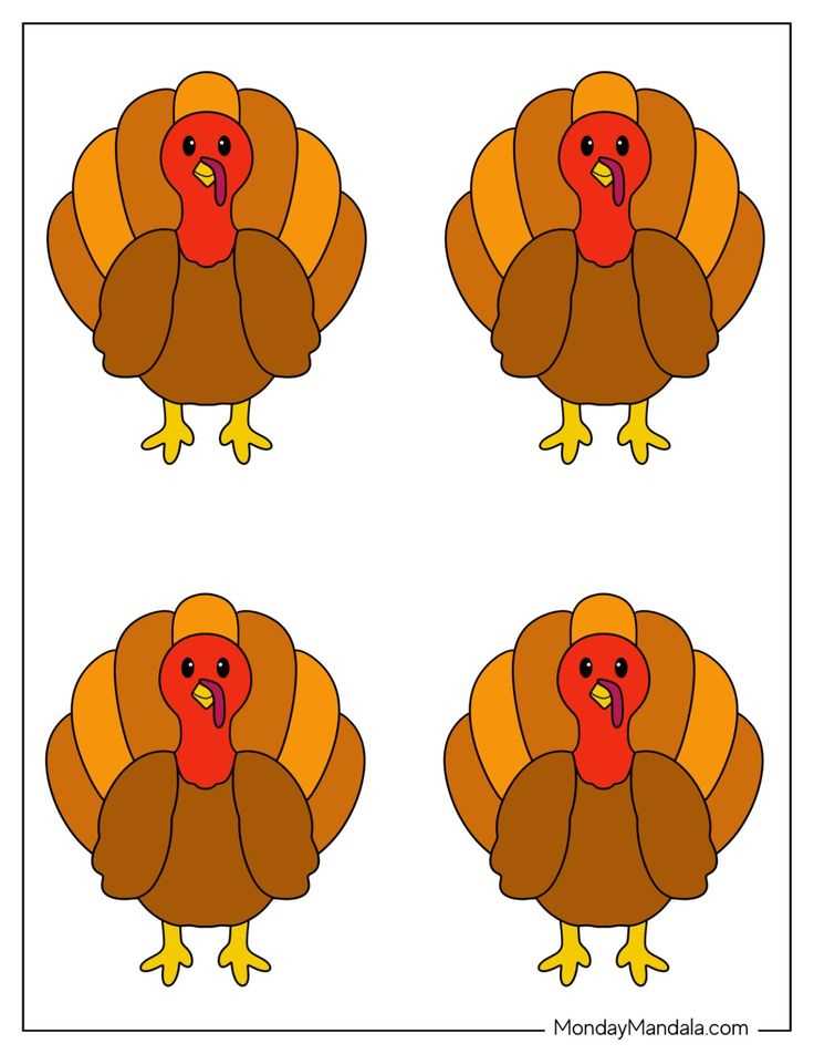 free printable images of turkeys