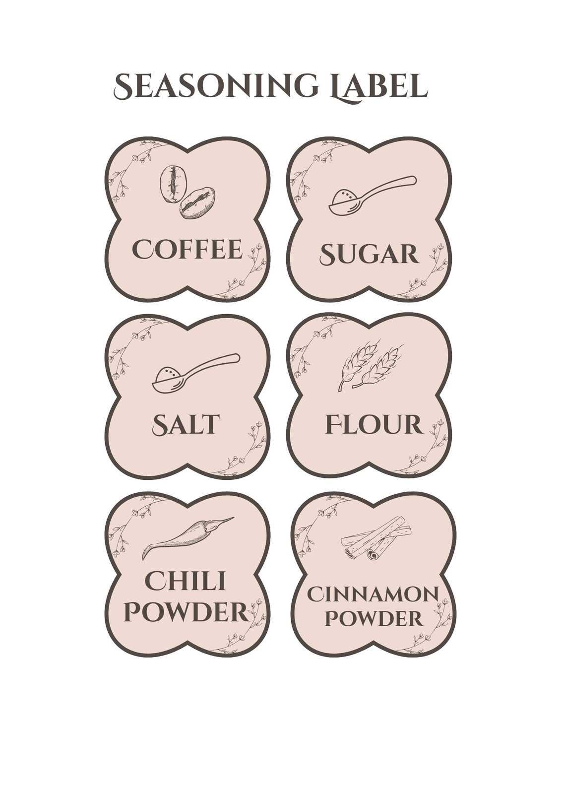 free printable labels for pantry
