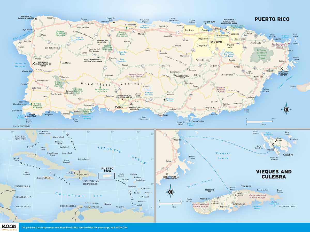 free printable map of puerto rico