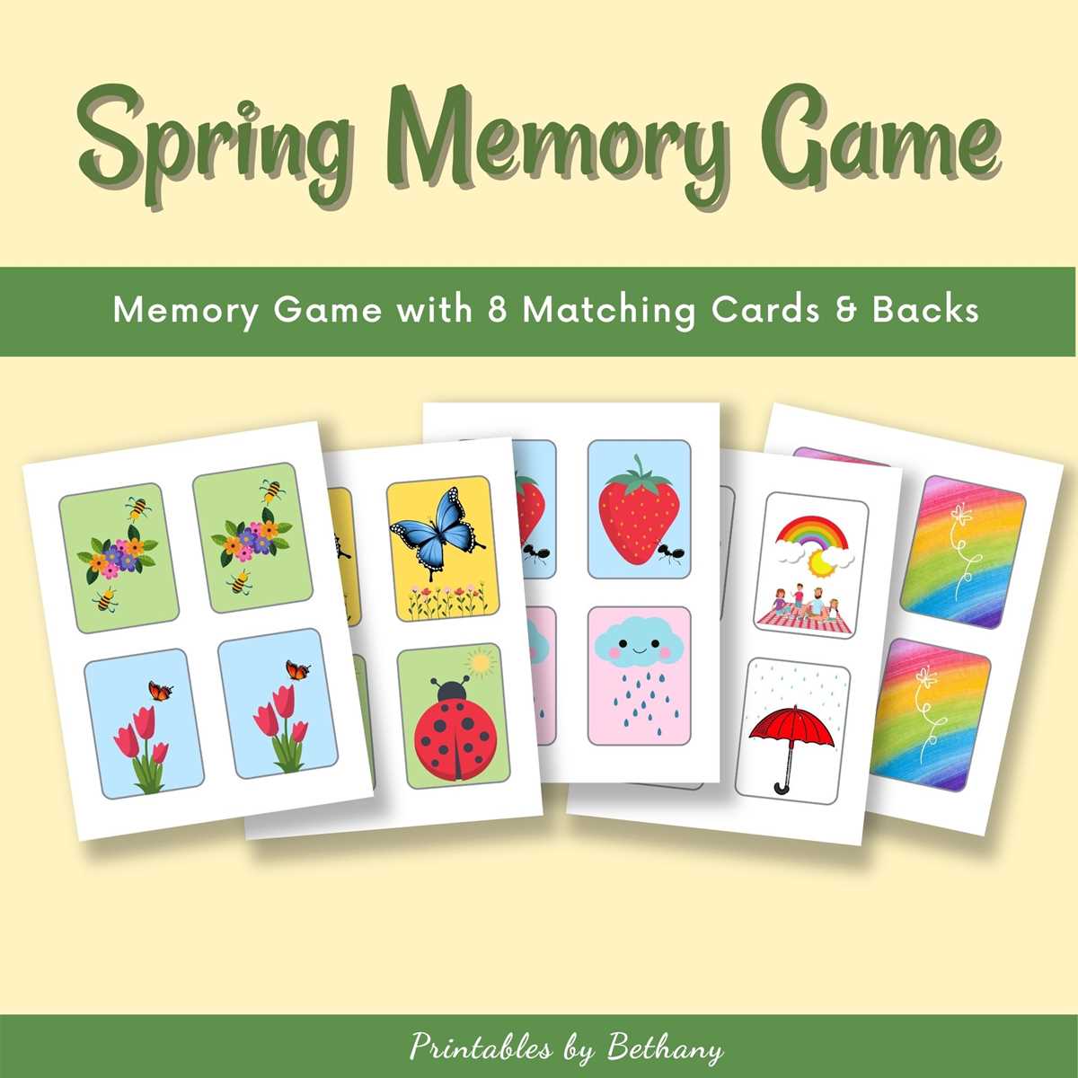 free printable matching games