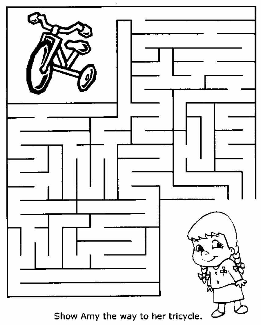 free printable mazes