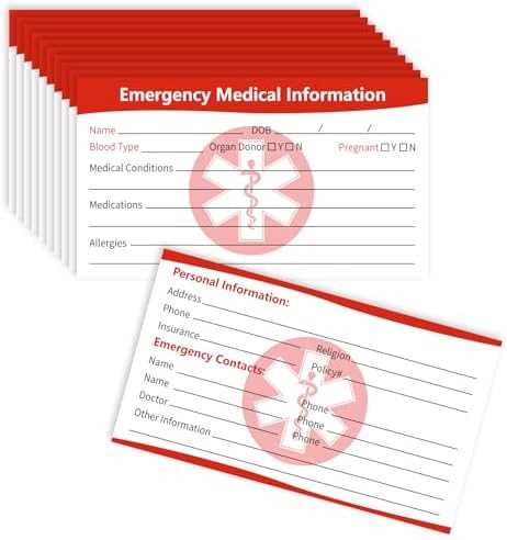 free printable medication wallet card