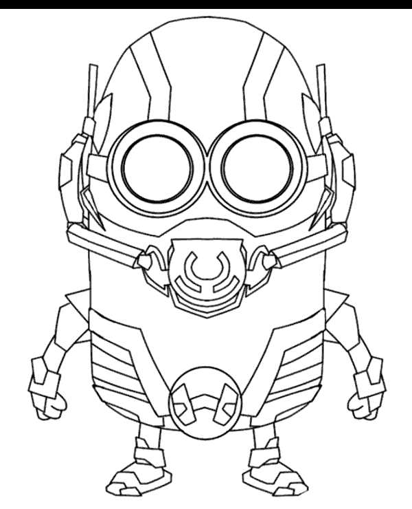 free printable minion coloring sheets