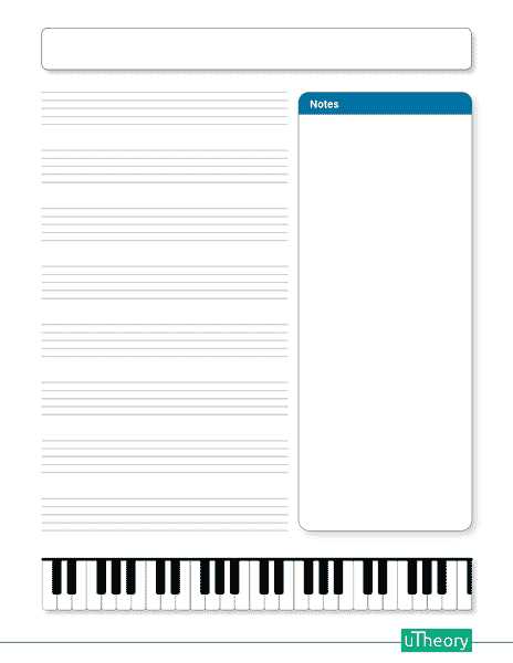 free printable music theory