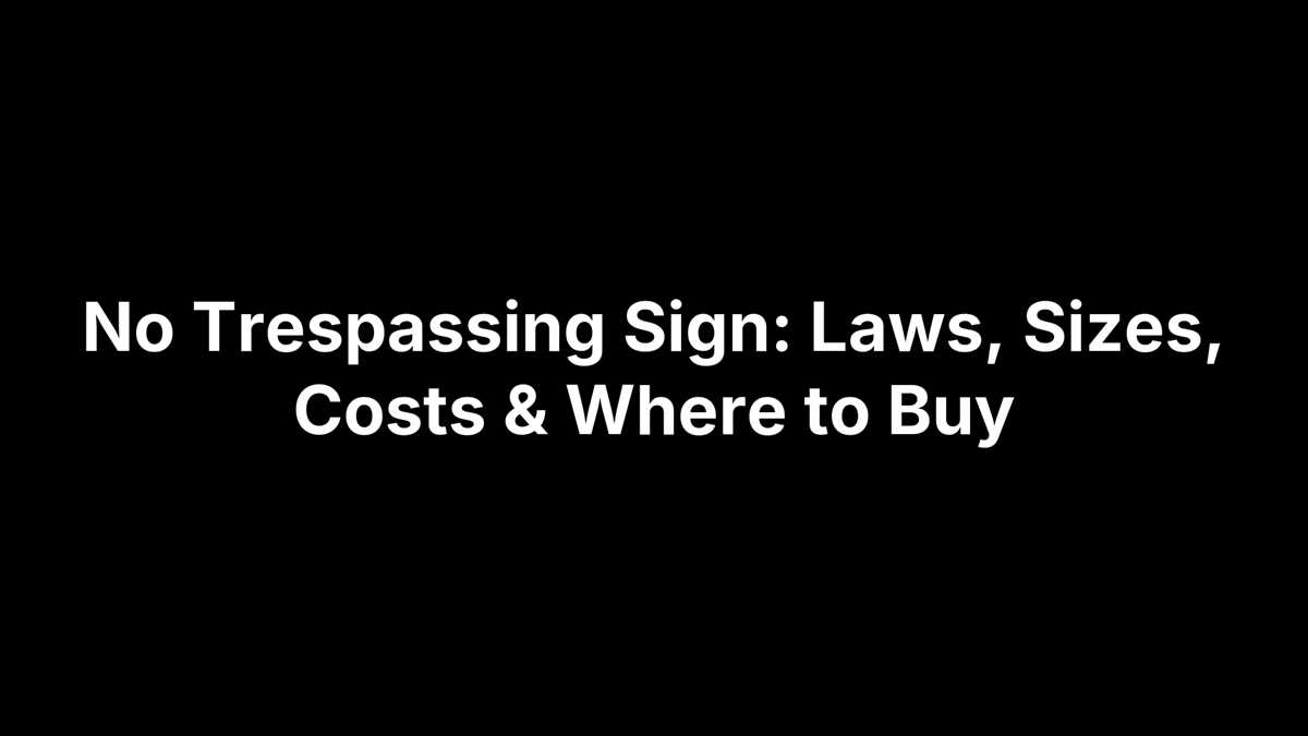 free printable no trespassing letter