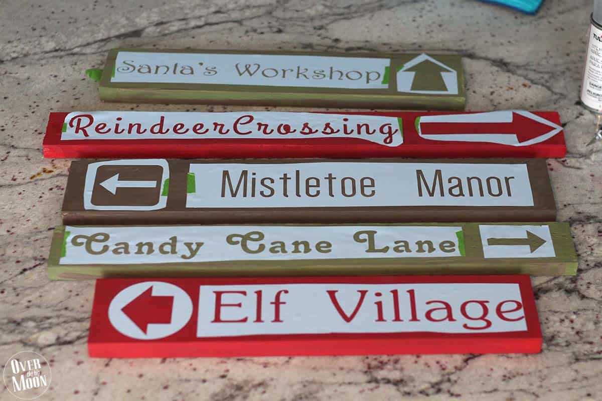 free printable north pole sign