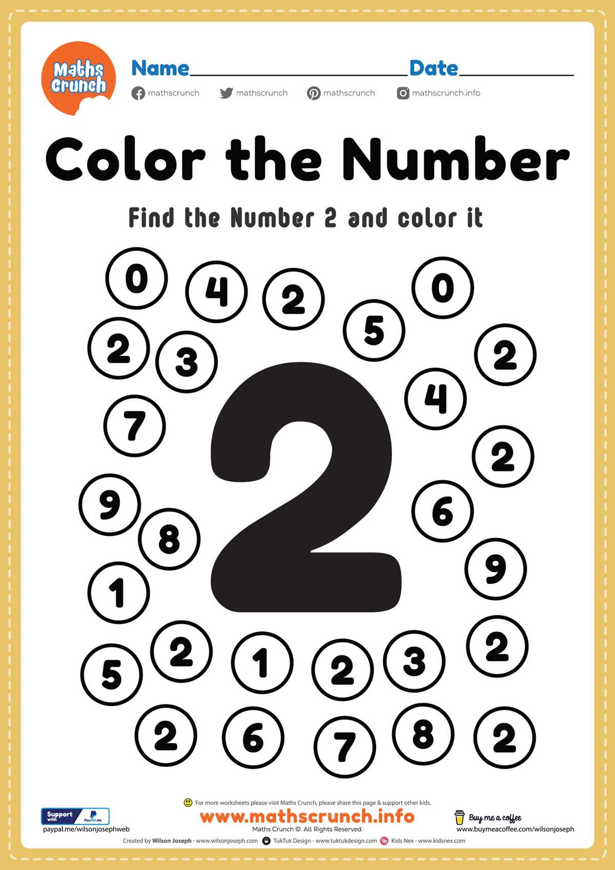 free printable number worksheets for preschoolers