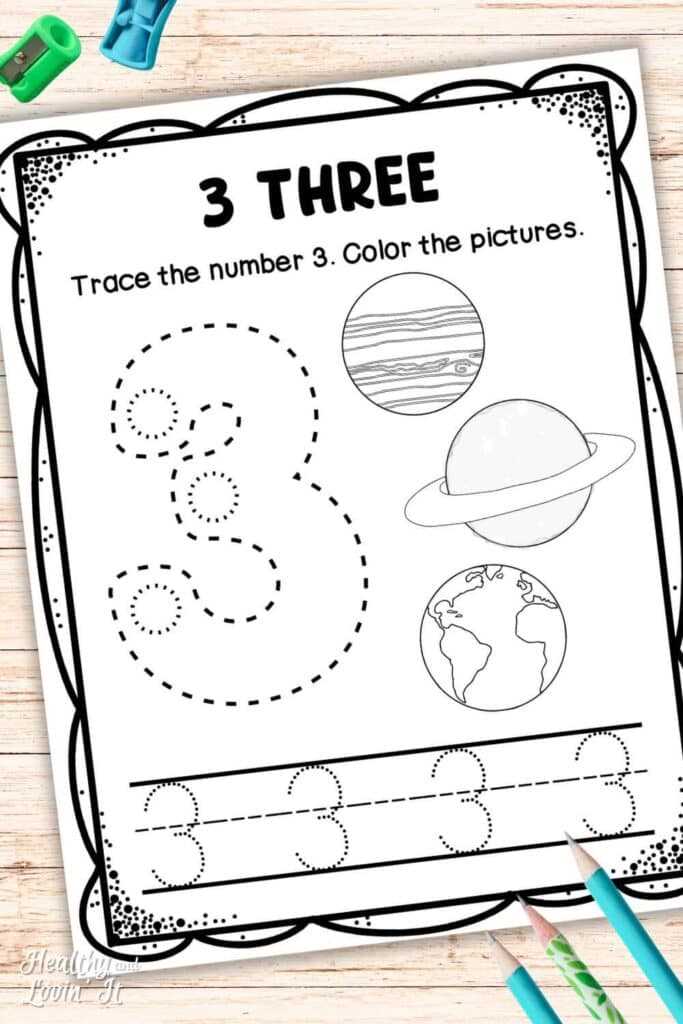 free printable number worksheets preschool