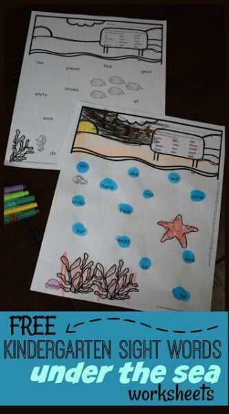 free printable ocean worksheets for preschoolers