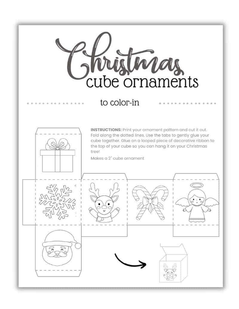free printable ornament template