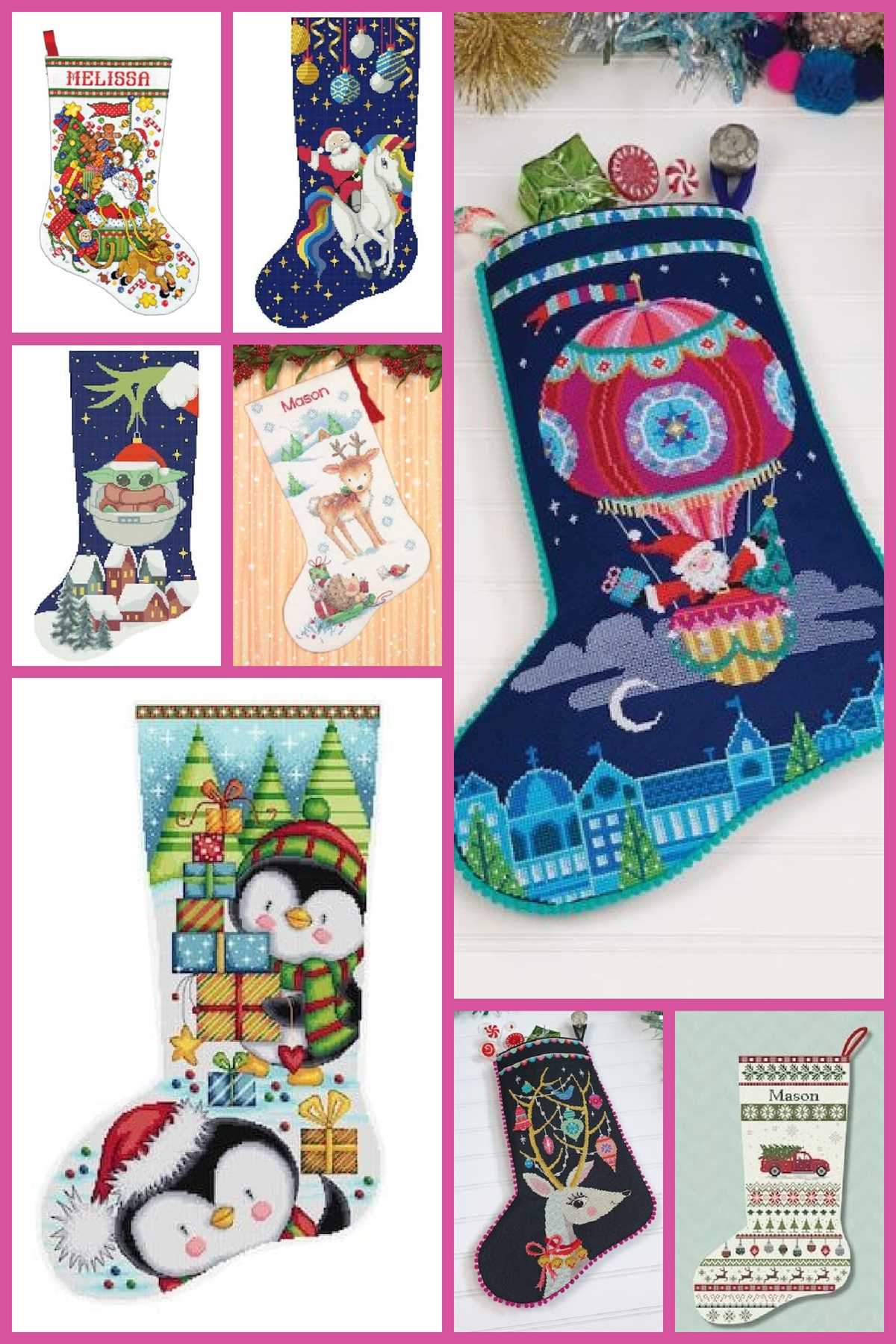 free printable pattern for christmas stocking
