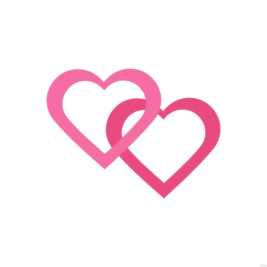 free printable pink hearts