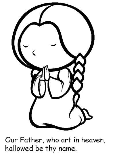 free printable prayer coloring pages