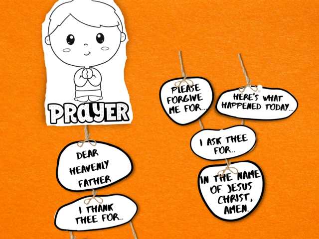 free printable prayer craft