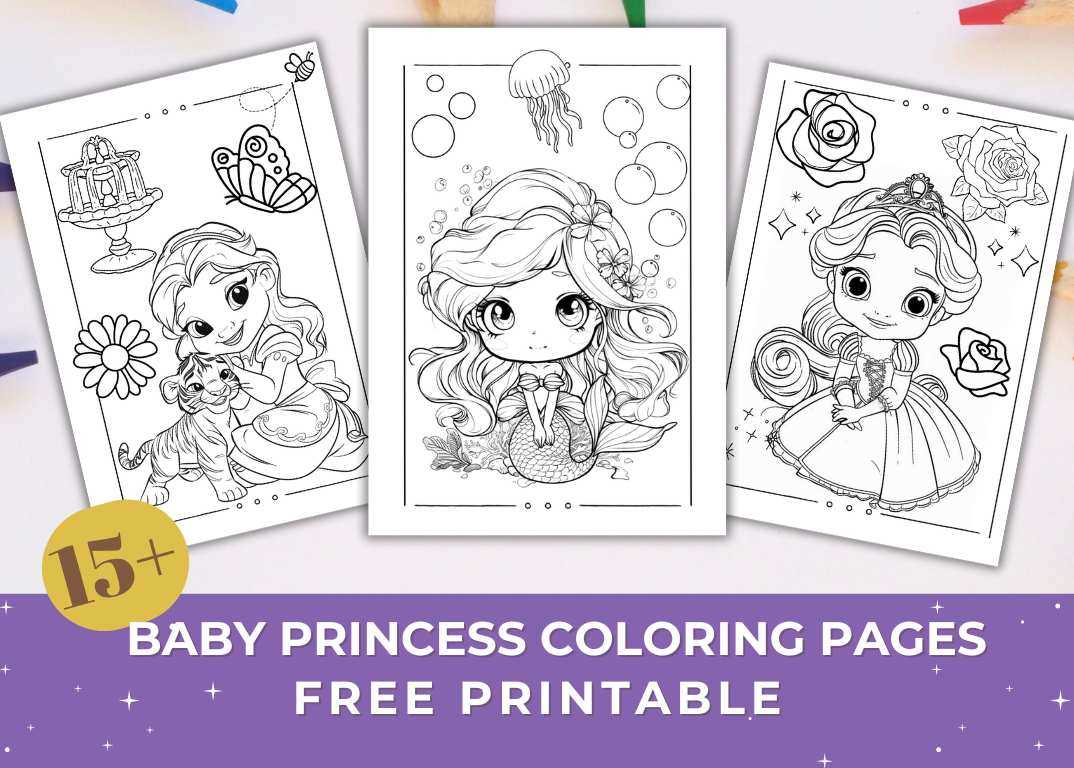 free printable princess coloring page