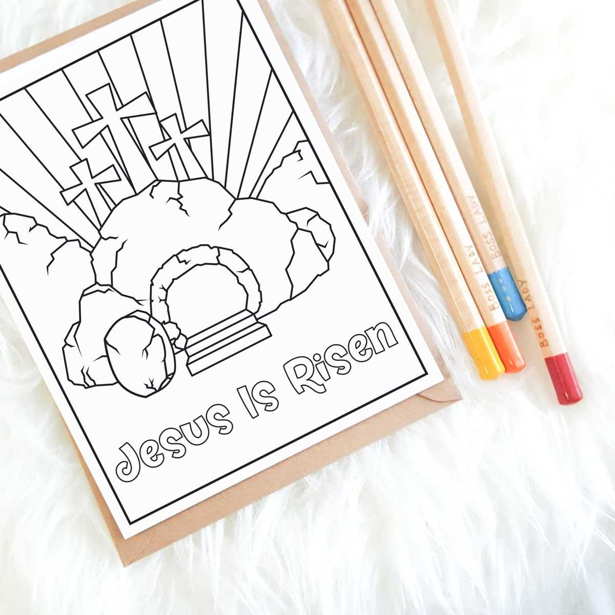 free printable religious easter coloring pages
