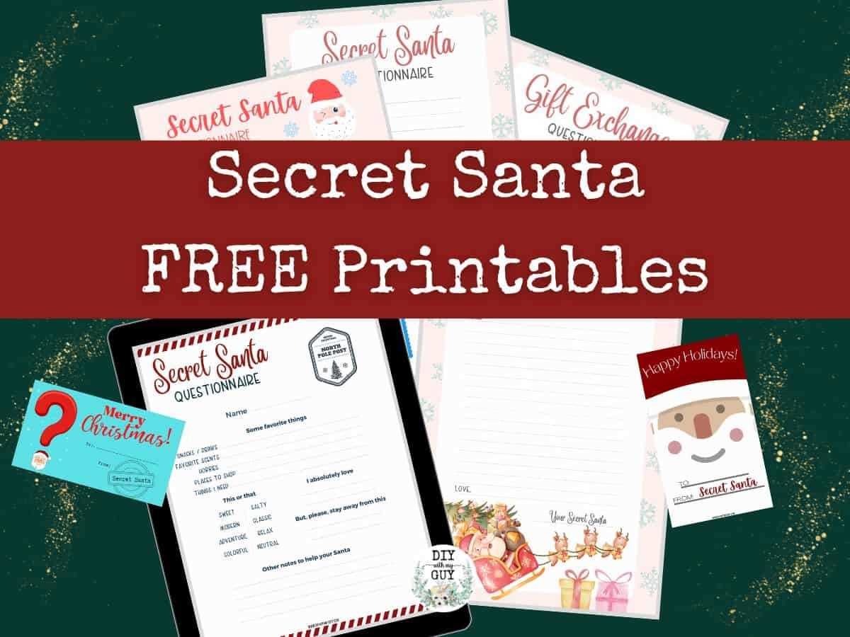 free printable secret santa wish list for coworkers
