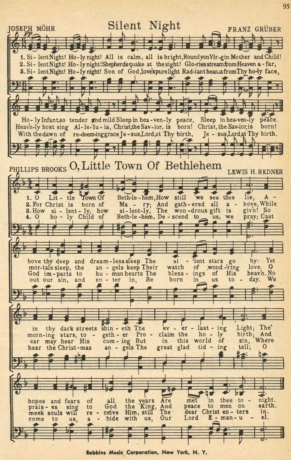 free printable sheet music silent night