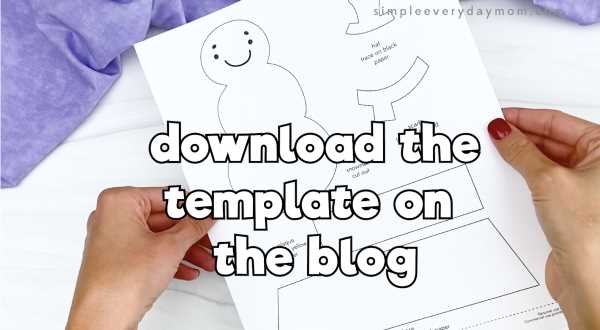 free printable snow globe template