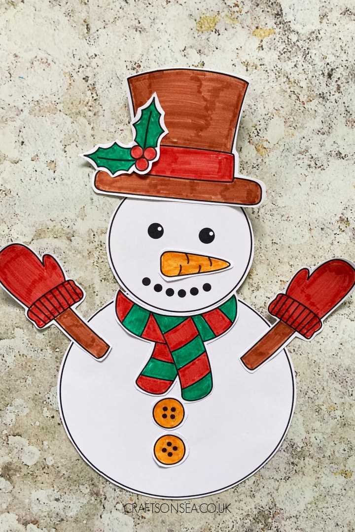 free printable snowman