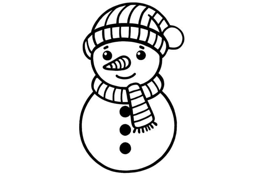 free printable snowman