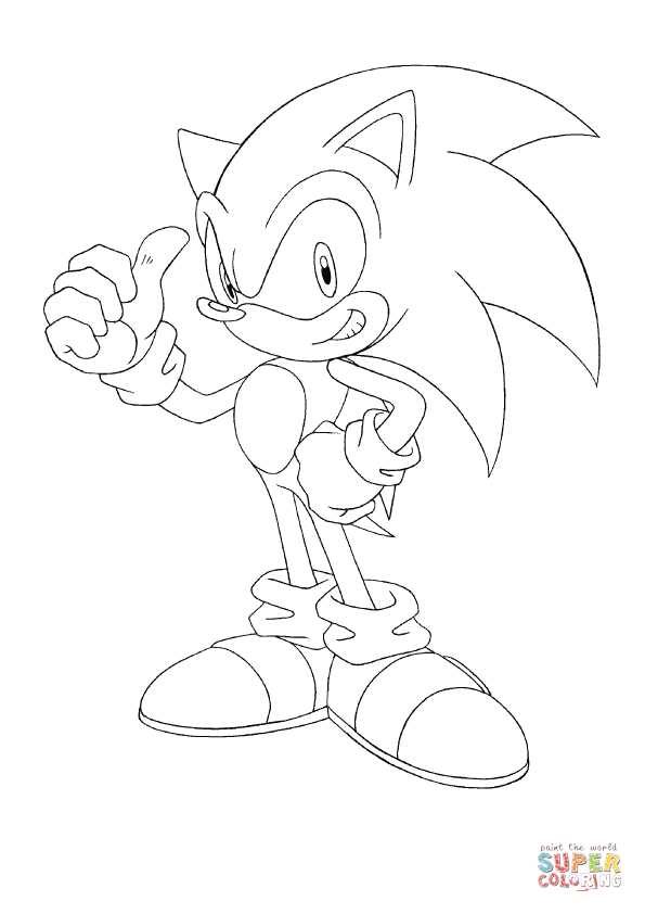 free printable sonic the hedgehog coloring pages