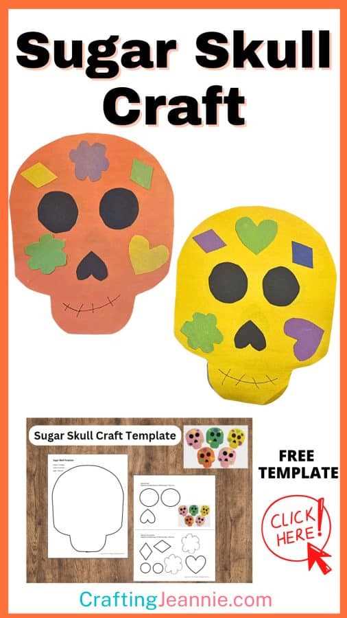 free printable sugar skull template