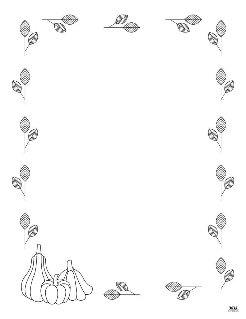 free printable thanksgiving borders