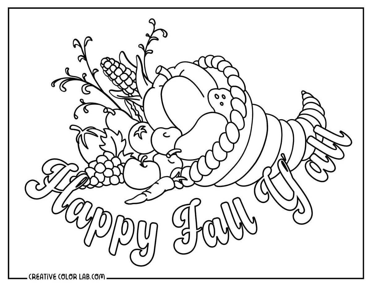 free printable thanksgiving color pages