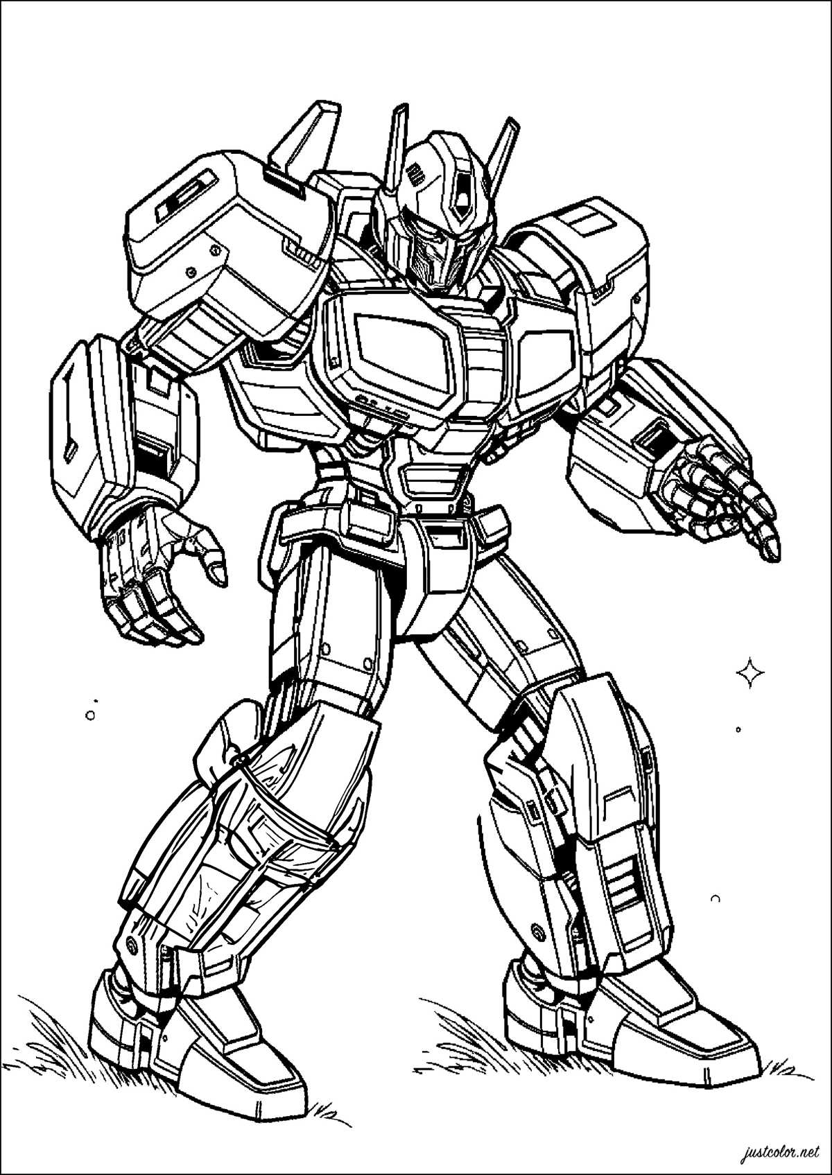 free printable transformers coloring pages