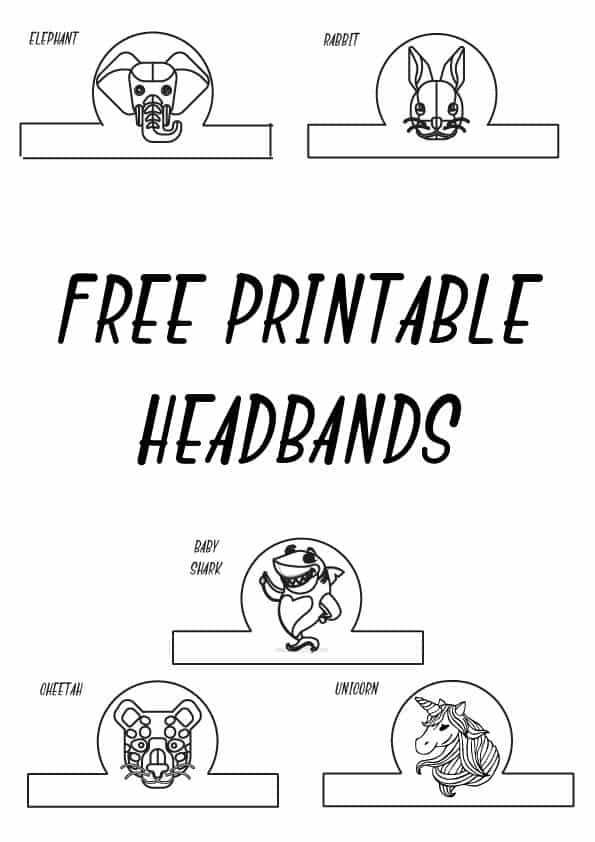 free printable turkey headband template