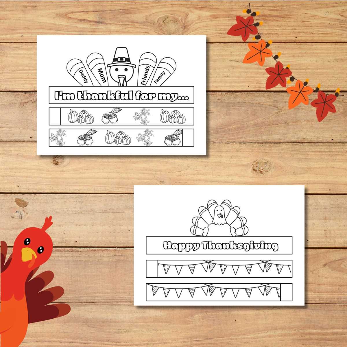 free printable turkey headband template