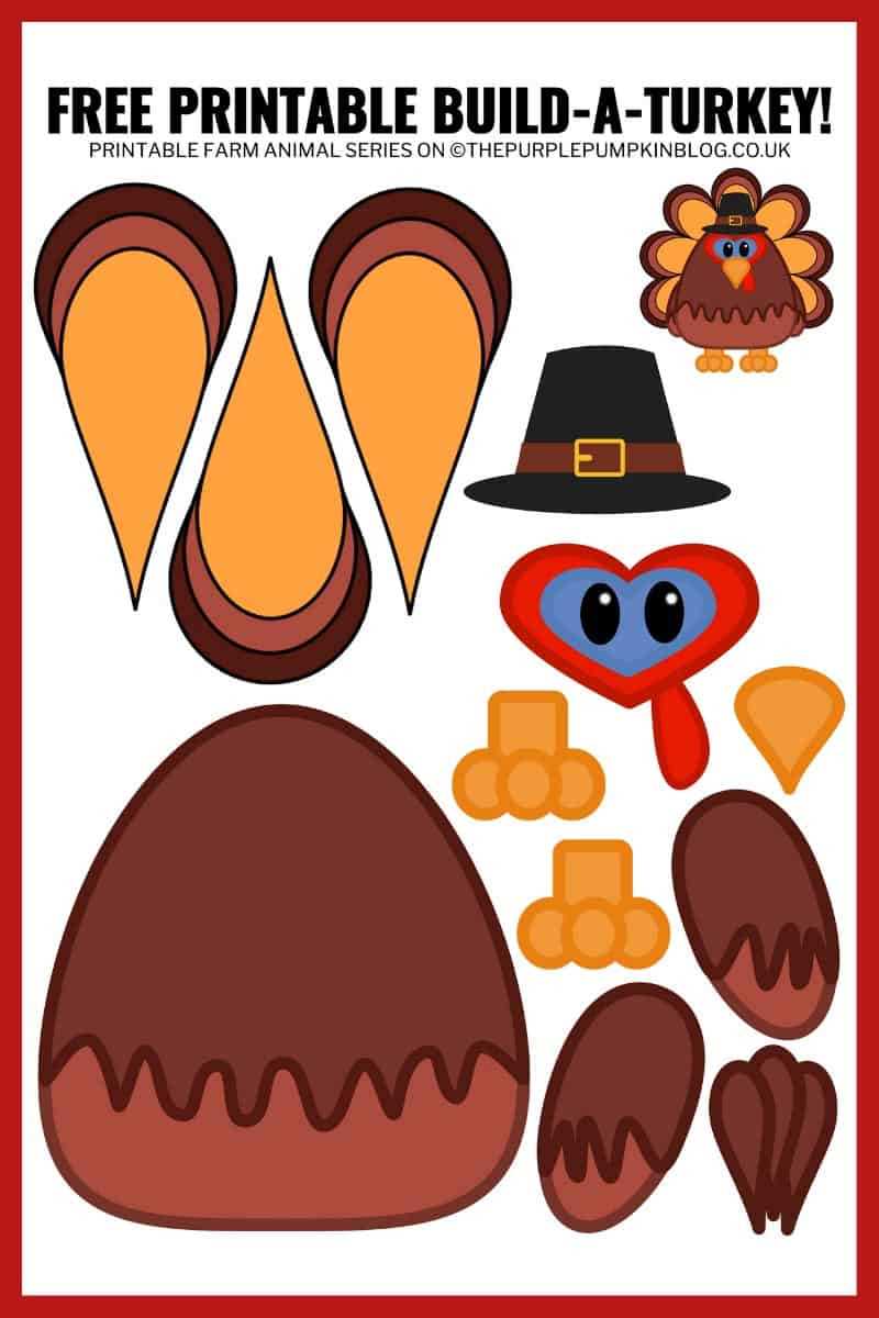free printable turkey templates