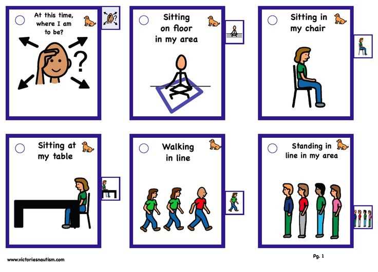 free printable visual cards for autism