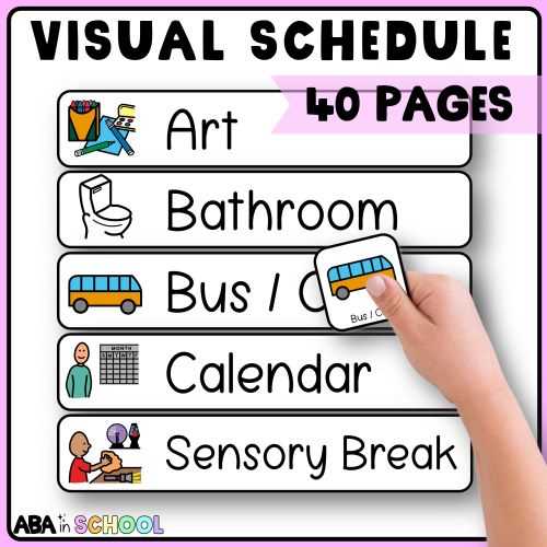 free printable visual schedule icons