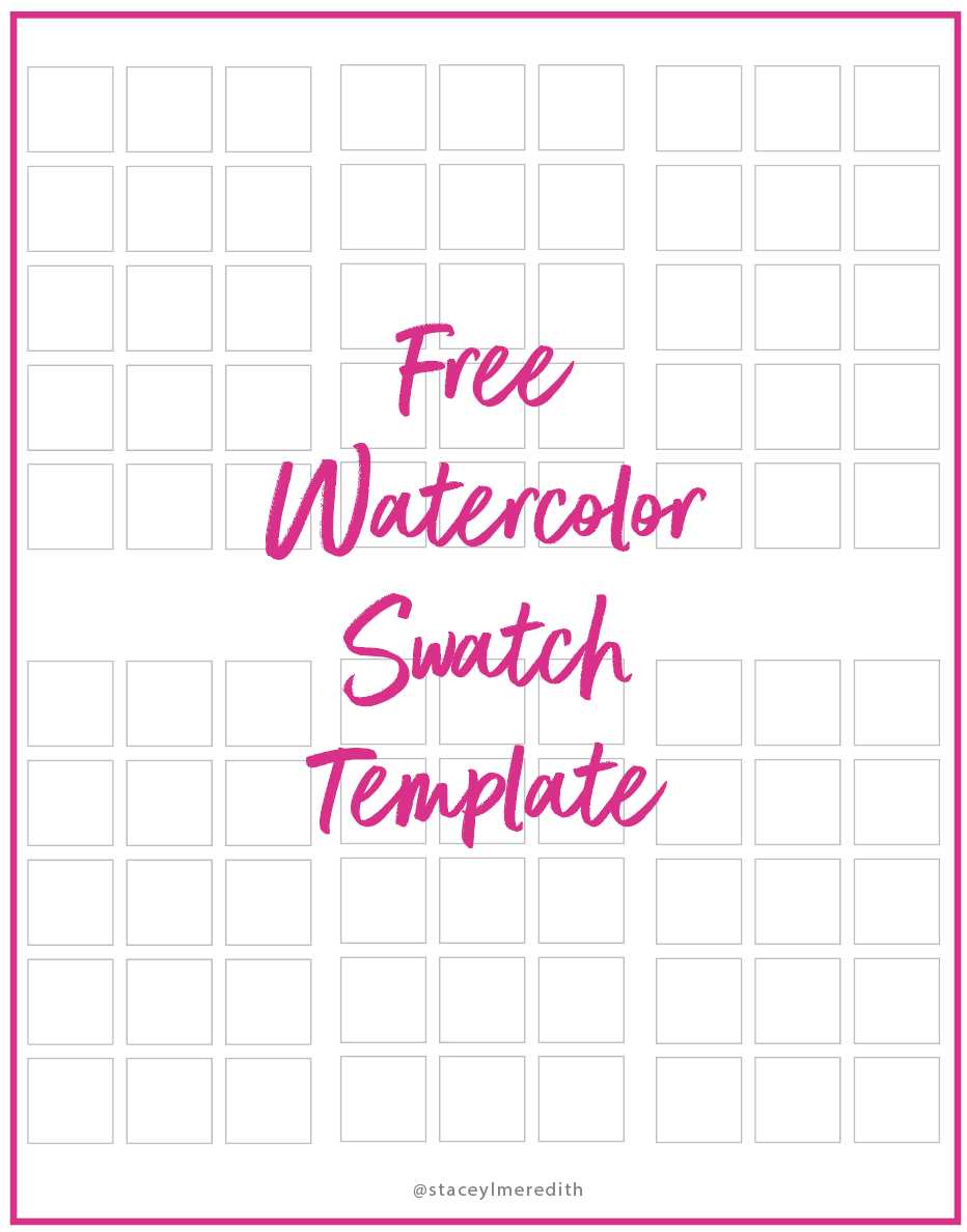 free printable watercolor templates