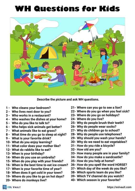free printable wh questions worksheets