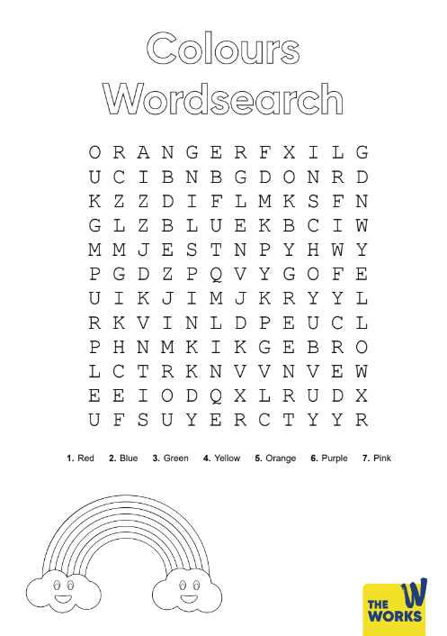 free printable word search sheets