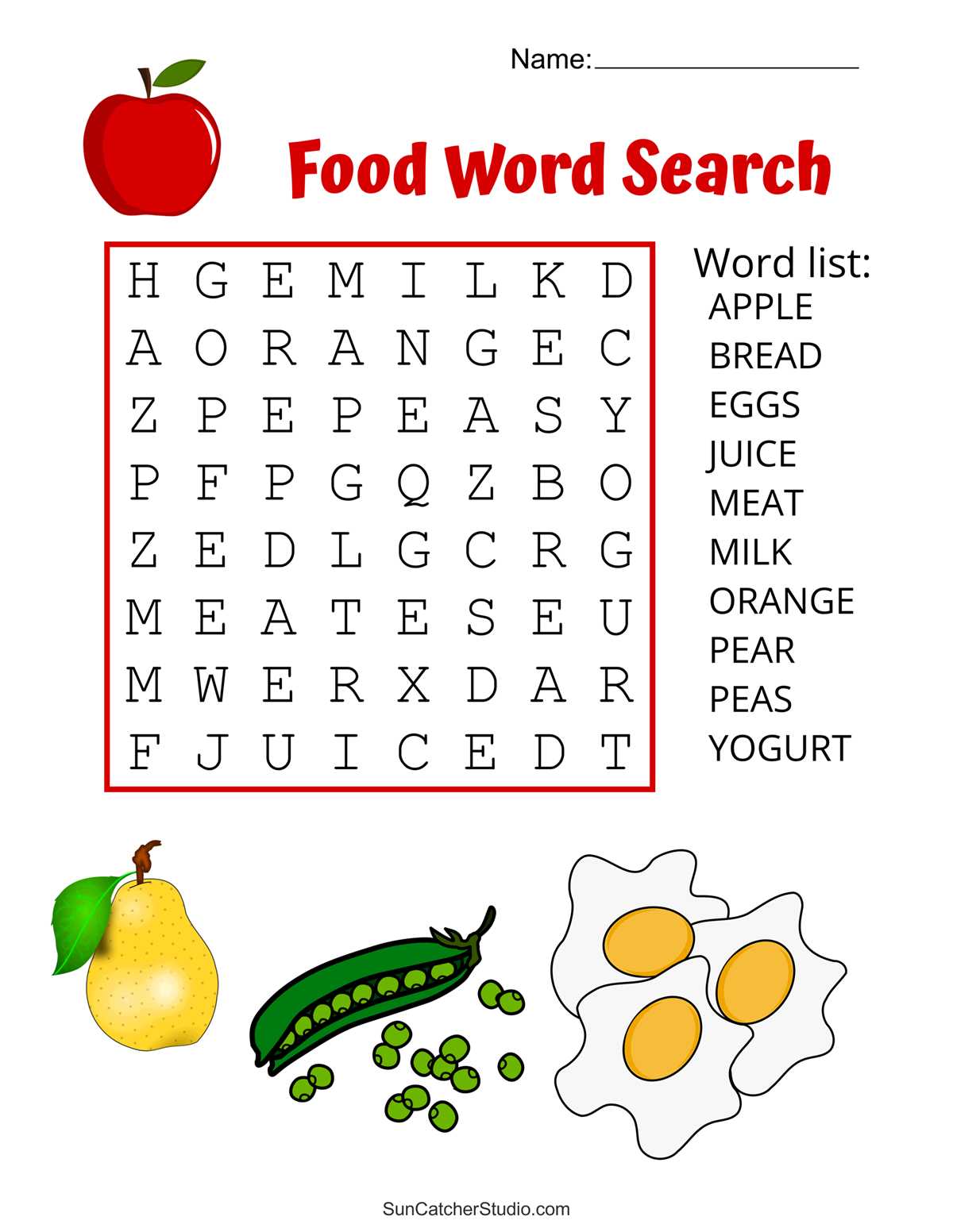 free printable word search worksheets