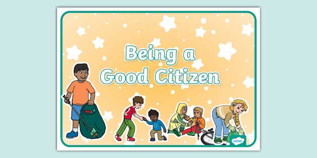 free printable worksheets on being a good citizen