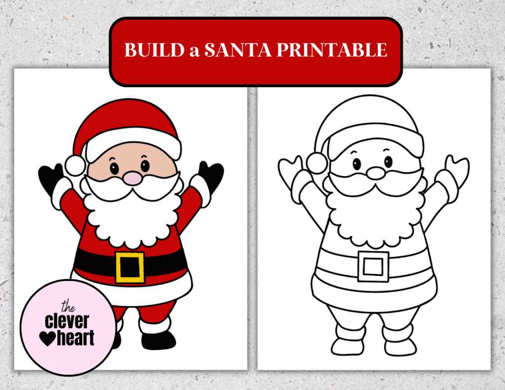 free printables of santa claus