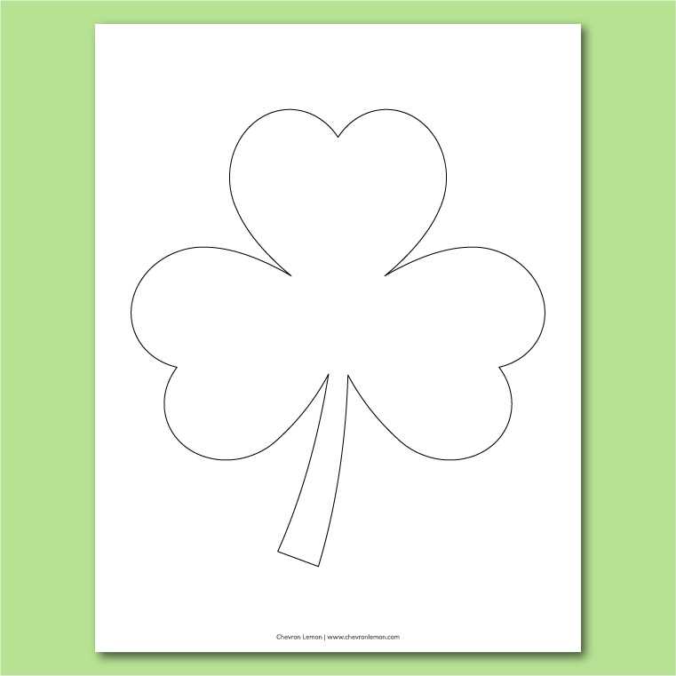 free shamrock printable