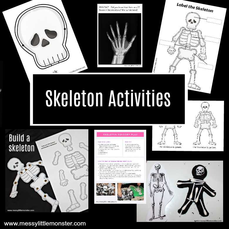 free skeleton printable