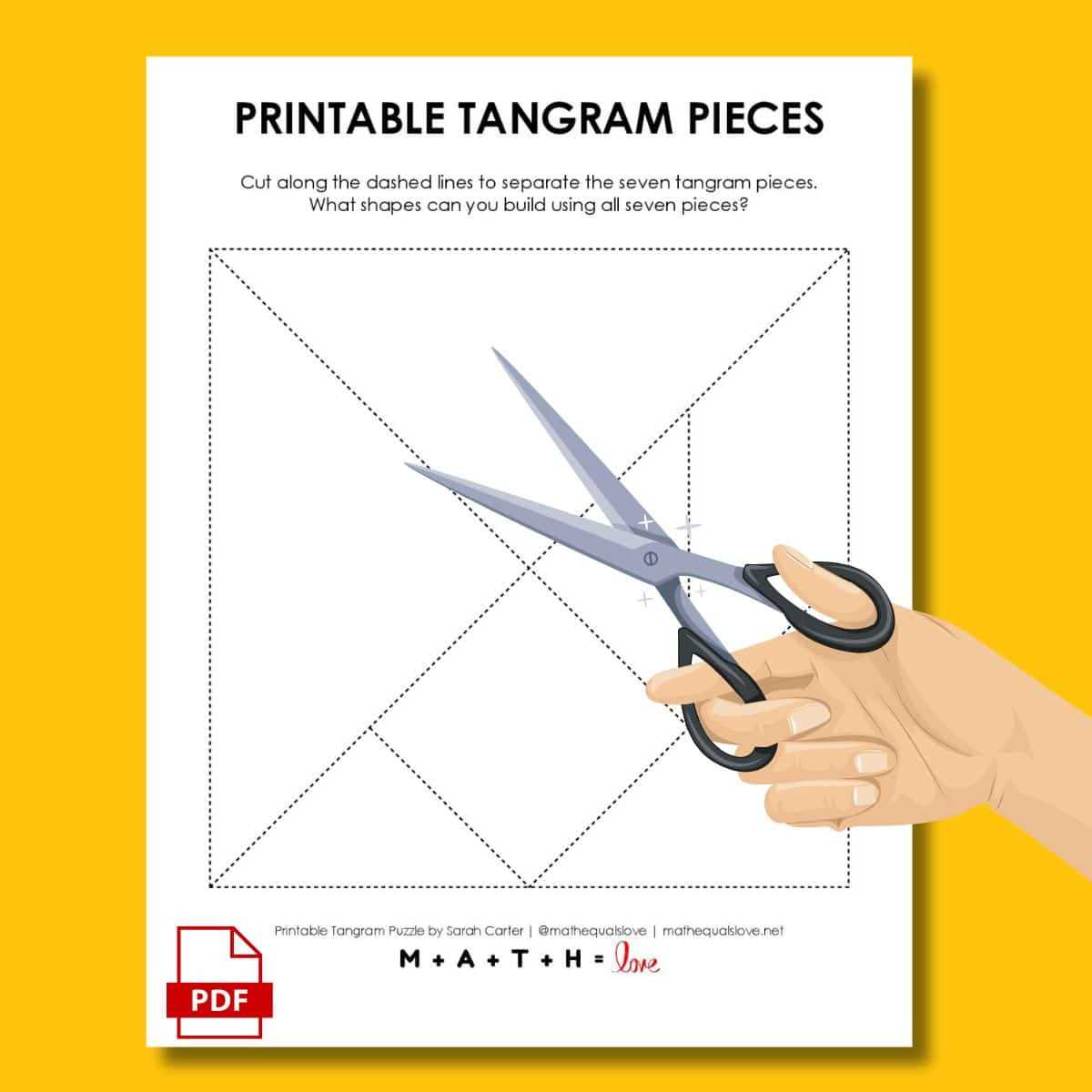 free tangram printables for kindergarten