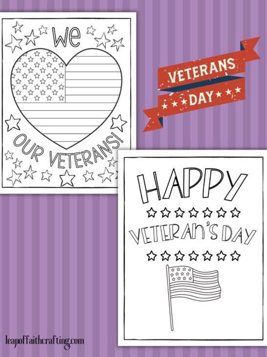 free veterans day printables