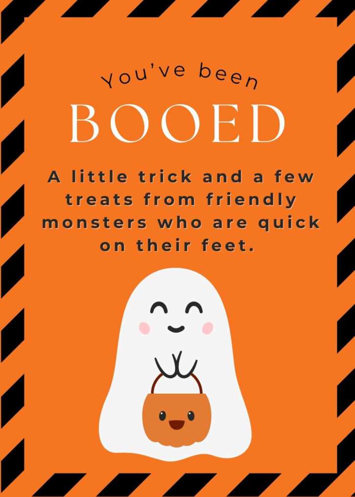 free youve been booed printables