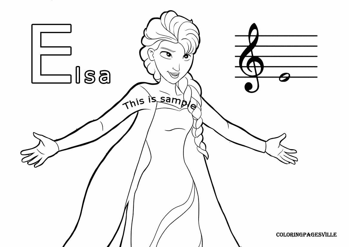 frozen coloring pictures printable
